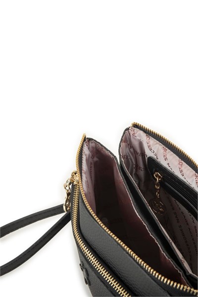 Nas Bag Womens Crossbody and Clutch Bag - Black Natural