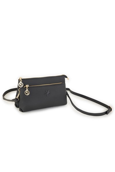 Nas Bag Womens Crossbody and Clutch Bag - Black Natural