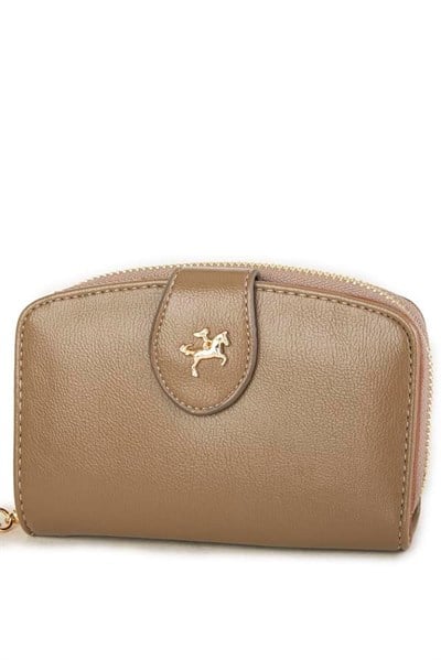 Nas Bag Womens Multi-Card Slot Wallet - Beige