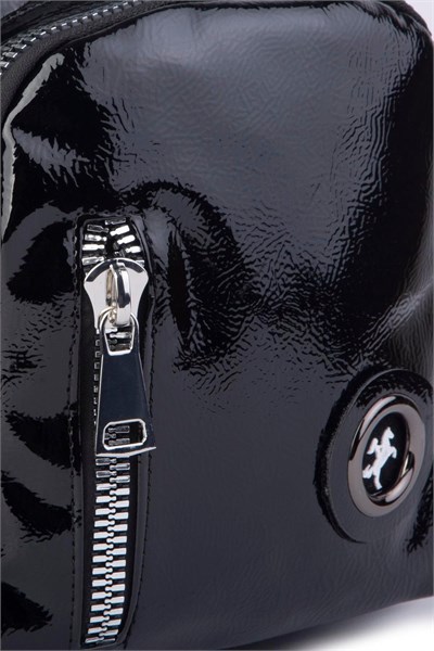 Nas Bag Women’s Convertible Backpack & Shoulder Bag with Spacious Interior and Zip Closure (24 × 31 × 14 cm) - Black, Kr