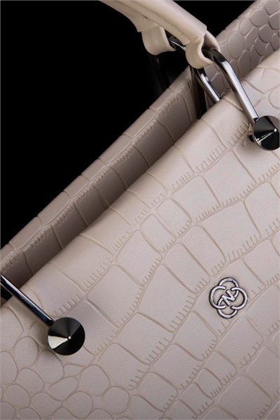 Nas Bag Womens Printed Handbag - Sand