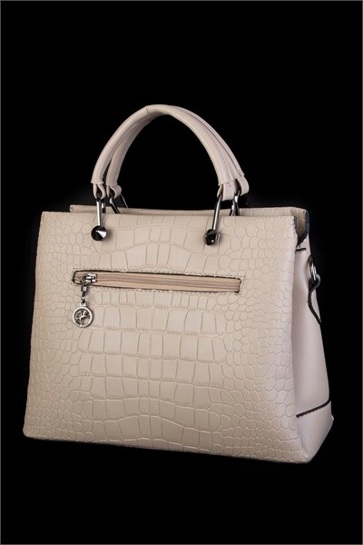 Nas Bag Womens Printed Handbag - Sand