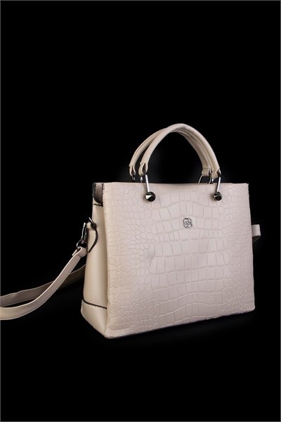 Nas Bag Womens Printed Handbag - Sand