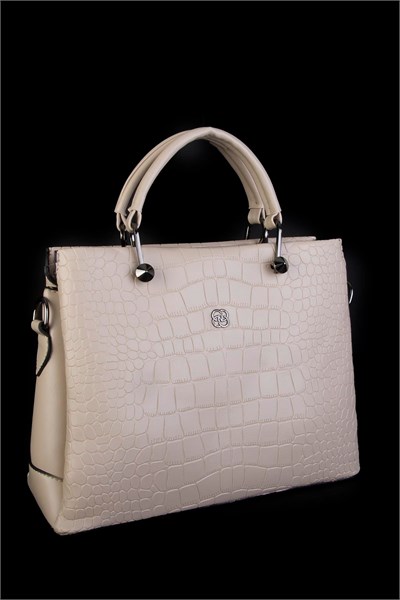 Nas Bag Womens Printed Handbag - Sand