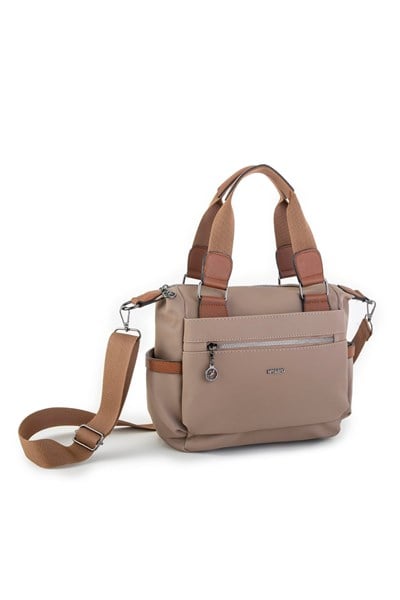 Nas Bag Womens Handbag - Beige Tan Buzzy