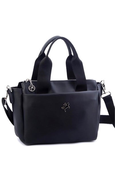 Nas Bag Womens Lightweight Shoulder Hand and Crossbody Bag - Black