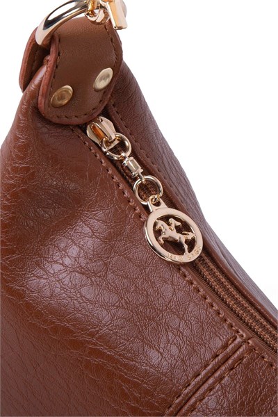 Nas Bag Womens Mini Shoulder and Crossbody Bag with Braided Strap - Tan Victoria