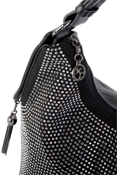 Nas Bag Womens Shoulder Bag - Black Silver