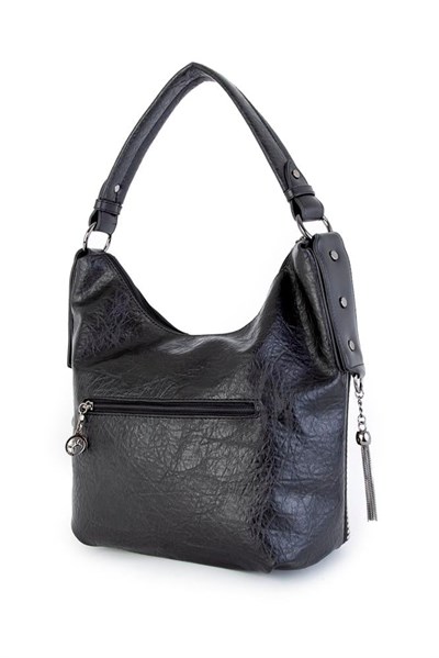 Nas Bag Womens Shoulder Bag - Black Silver
