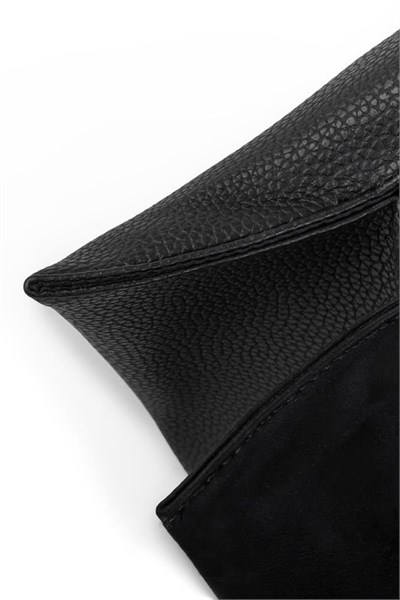 Nas Bag Womens Shoulder Bag - Black Suede
