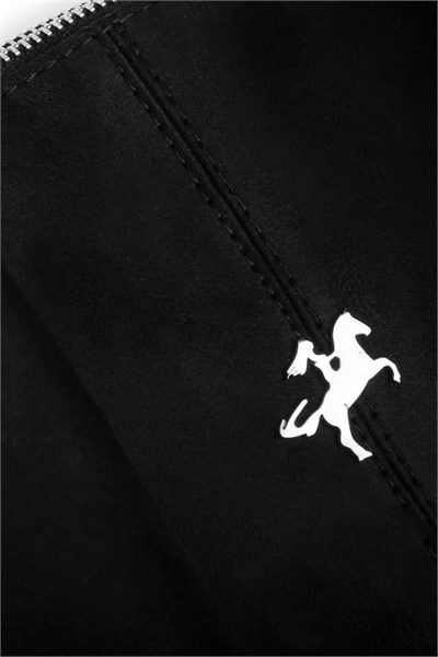 Nas Bag Womens Shoulder Bag - Black Suede