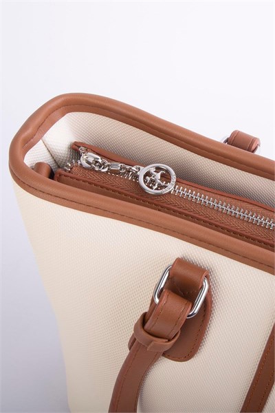 Nas Bag Womens Shoulder Bag Sporty Stylish Adjustable Shoulder Strap Lcst - Cream Tan Brown