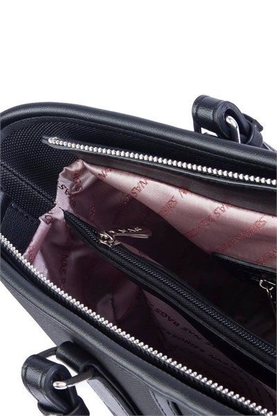 Nas Bag Womens Shoulder Bag Sporty Stylish Adjustable Shoulder Strap Lcst - Black