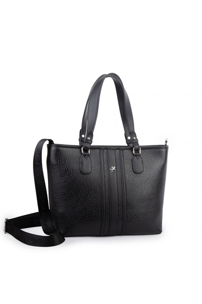 Nas Bag Women’s Sporty-Chic Shoulder Bag with Adjustable Strap - Black, Victoria