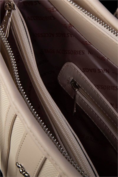 Nas Bag Womens Shoulder Bag Sporty Stylish Adjustable Shoulder Strap Lcst - Cream