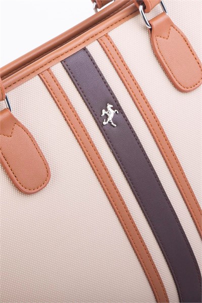Nas Bag Womens Shoulder Bag Sporty Stylish Adjustable Shoulder Strap Lcst - Beige Tan Brown