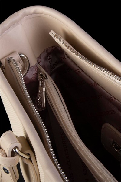 Nas Bag Womens Shoulder Bag Sporty Stylish Adjustable Shoulder Strap Lcst - Cream