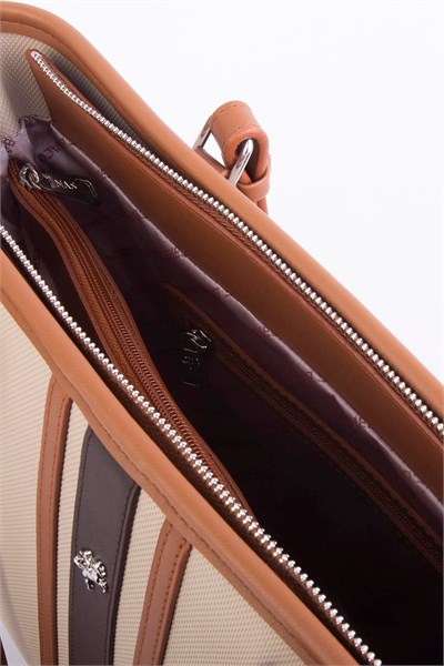 Nas Bag Womens Shoulder Bag Sporty Stylish Adjustable Shoulder Strap Lcst - Beige Tan Brown