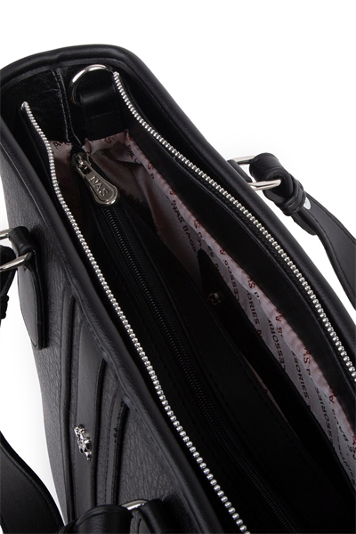 Nas Bag Women’s Sporty-Chic Shoulder Bag with Adjustable Strap - Black, Victoria