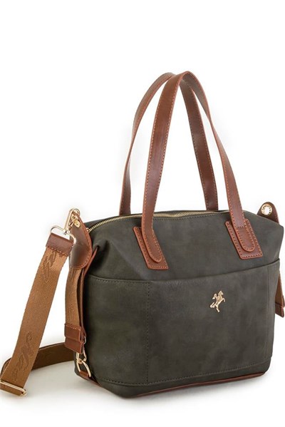 Nas Bag Womens Shoulder Bag - Green Tan