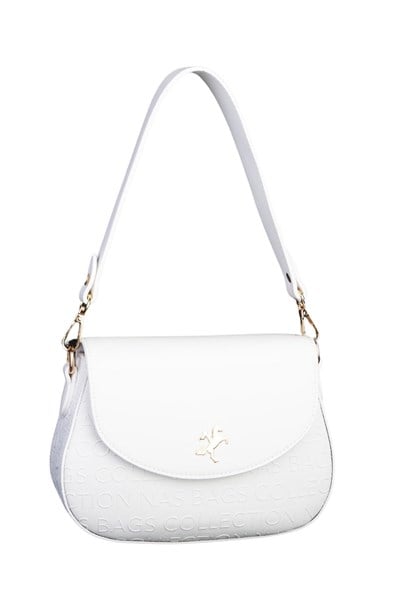 Nas Bag Women’s Shoulder and Crossbody Bag with Double Strap - White