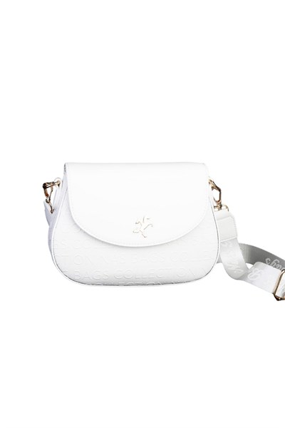 Nas Bag Women’s Shoulder and Crossbody Bag with Double Strap - White