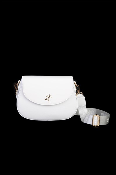 Nas Bag Women’s Shoulder & Crossbody Bag with Double Straps - White, Mercan