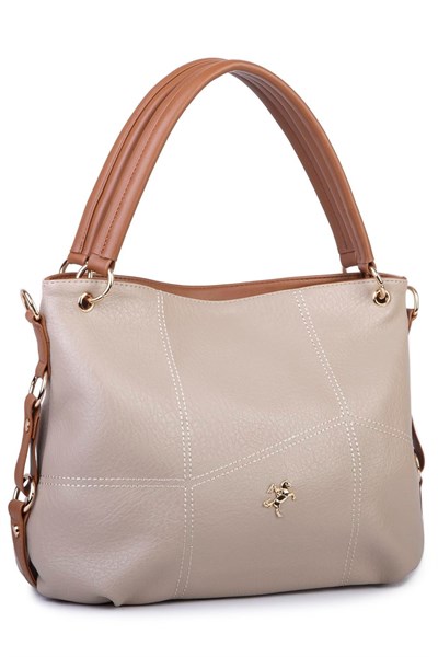 Nas Bag Women’s Slouchy Shoulder Bag - Sand/Tan, Victoria