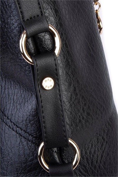 Nas Bag Women’s Slouchy Shoulder Bag - Black, Victoria