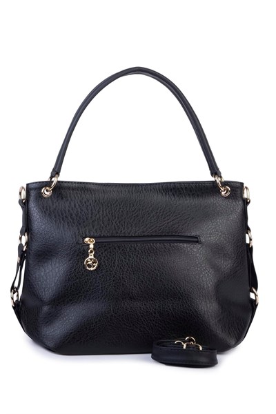Nas Bag Women’s Slouchy Shoulder Bag - Black, Victoria