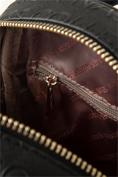 Nas Bag Women’s Embossed Backpack - Black