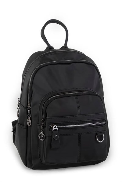 Nas Bag Women’s Satin Backpack - Black