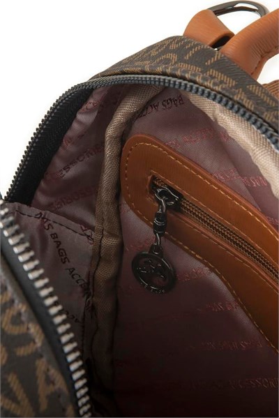 Nas Bag Women’s Convertible Backpack and Shoulder Bag - Brown