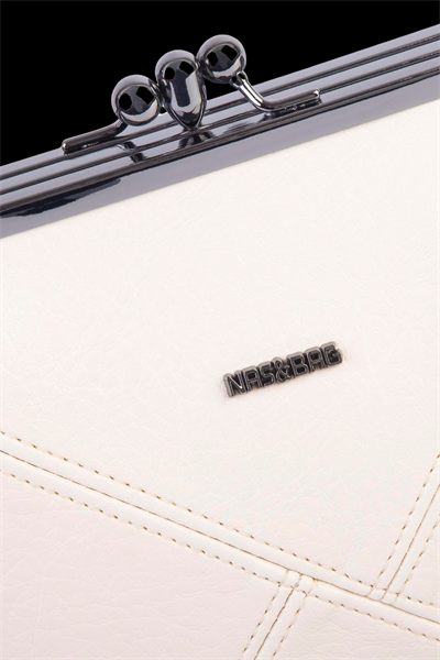 Nas Bag Mini Vintage Women’s Purse-Frame Clasp Shoulder & Crossbody Bag - Cream, Victoria (20 × 17 cm)
