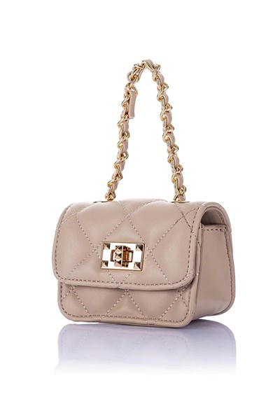 Nas Bag Original Mini Handbag and Wallet Bag Quilted Chain Detail - Kum Dona