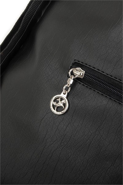 Nas Bag Convertible Backpack and Shoulder Bag - Black