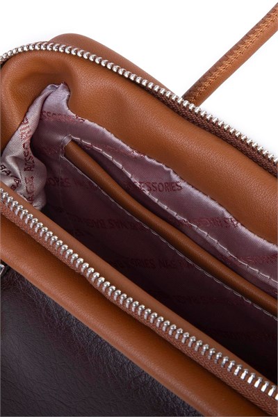 Nas Bag Vintage Medium Handbag & Crossbody Bag - Brown/Tan, Victoria