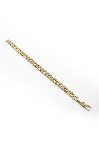Knitted Jeweler Model Xuping Non-Tarnish Bracelet – Gold | Elegant, Durable, and Glittering Design