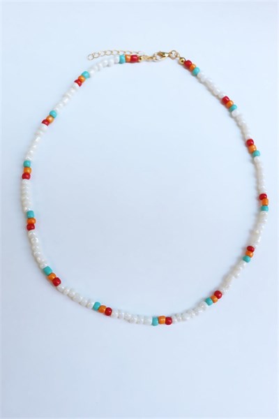 Colorful Design Bead Necklace