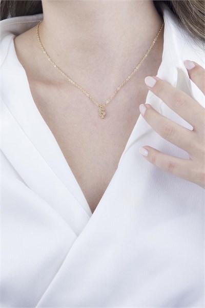 Ş Letter Gold Chain Necklace