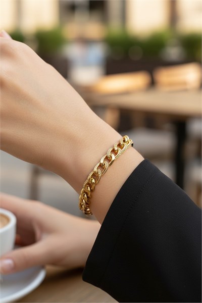 Milky Way Model Xuping Non-Tarnish Gold Color Womens Elegant Bracelet