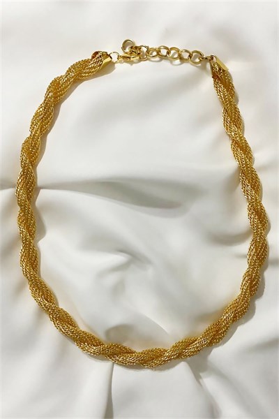 Spiral Gold Necklace