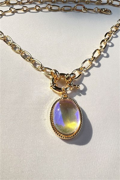 Transparent Color Changing Necklace