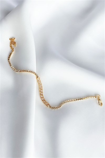 Swarovski Stone Gold Thin Bracelet