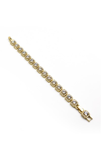 Full Tour Stone Vip Model Xuping Non-Tarnish Bracelet – Gold |   Luxurious, Shiny, and Elegant Touch