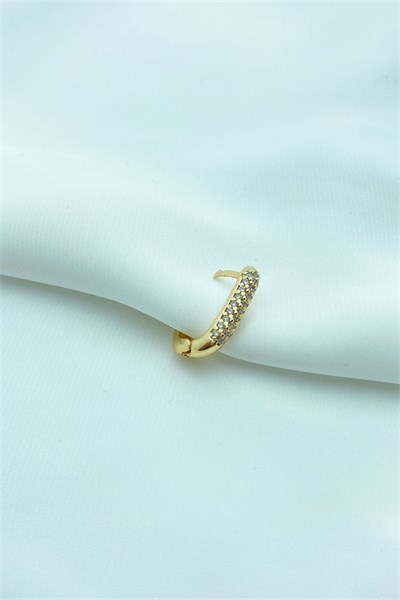 Stone-U Model Gold Earrings