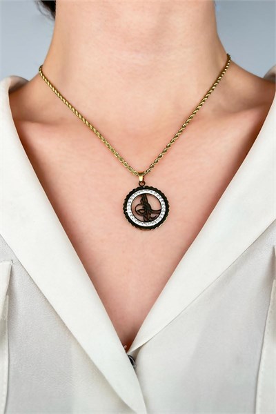 Tural Steel Chain Necklace - Gold Color