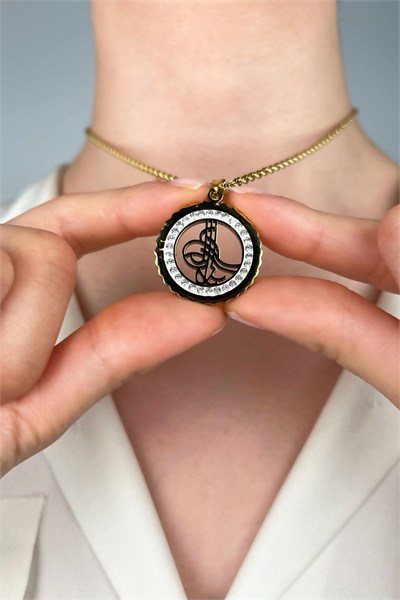 Tural Steel Chain Necklace - Gold Color