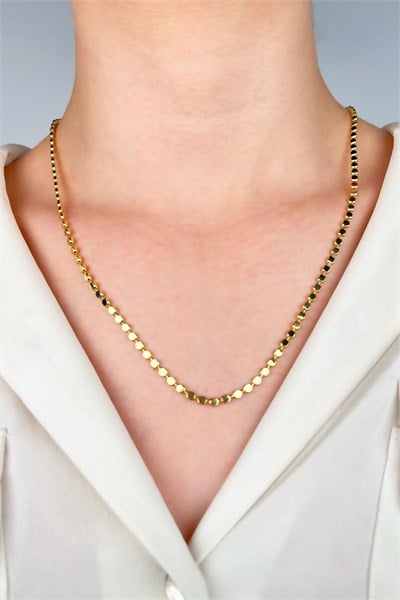 Xuping Crushed Pulled Chain - Gold