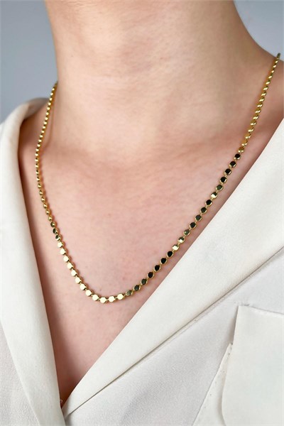 Xuping Crushed Pulled Chain - Gold